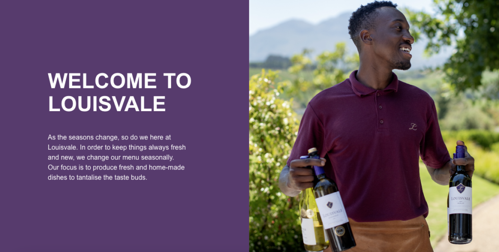 Louisvale Wines hero image